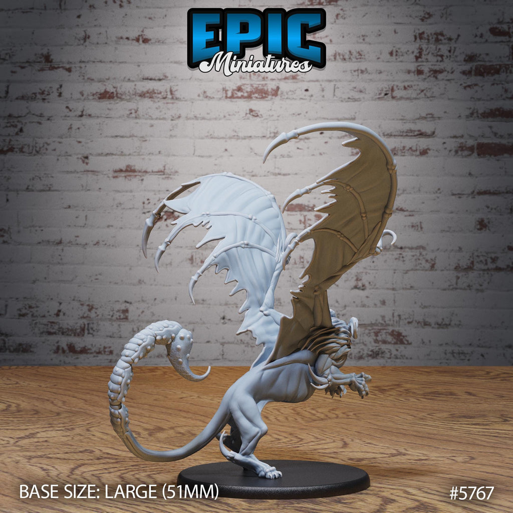 Manticore Classic Option #5767 back DND miniature Cultist Circle 16k resin