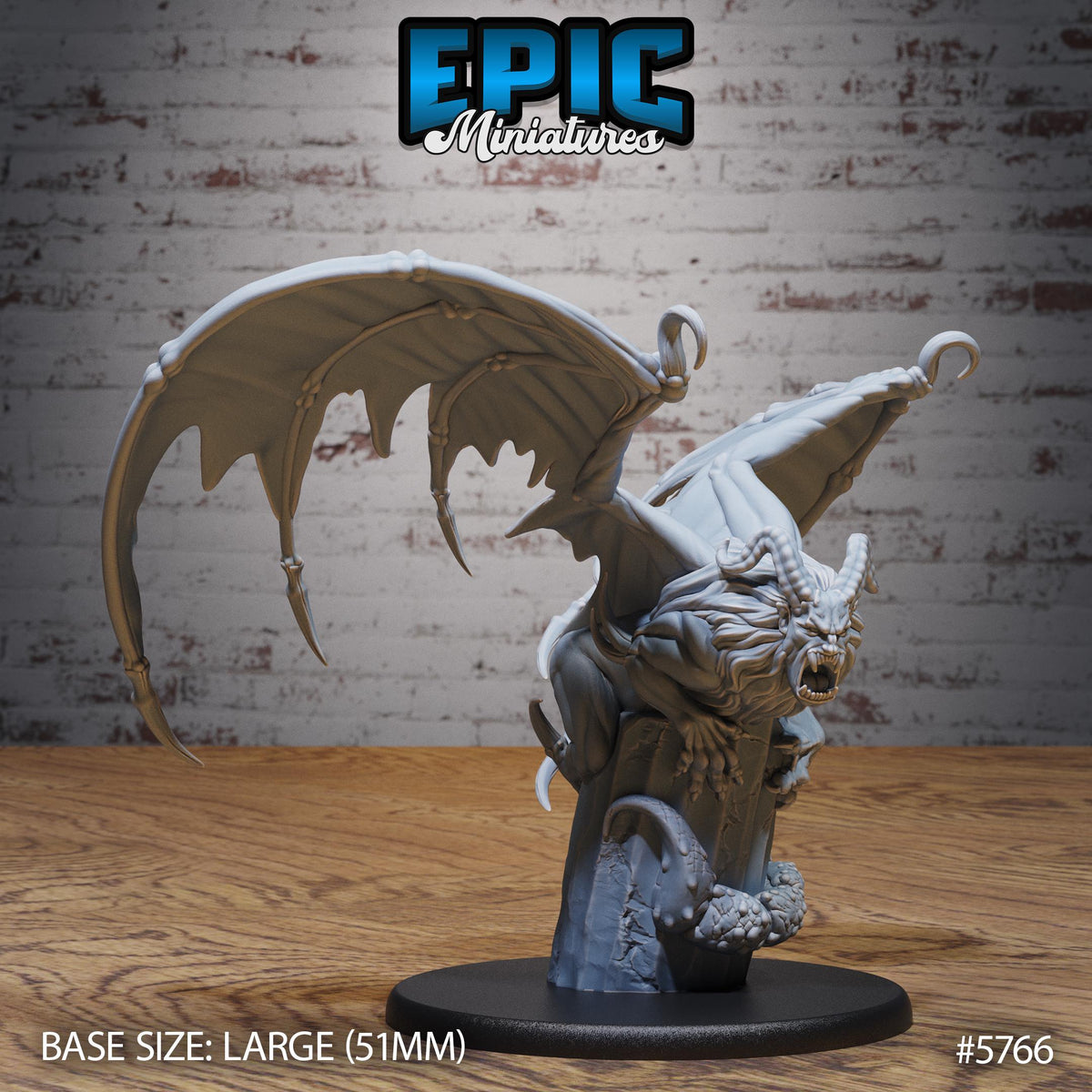 Manticore Classic Option #5766 front DND miniature Cultist Circle 16k resin