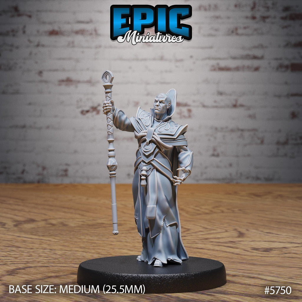 All-Seeing Eye Mage Option #5750 front DND miniature Cultist Circle 16k resin