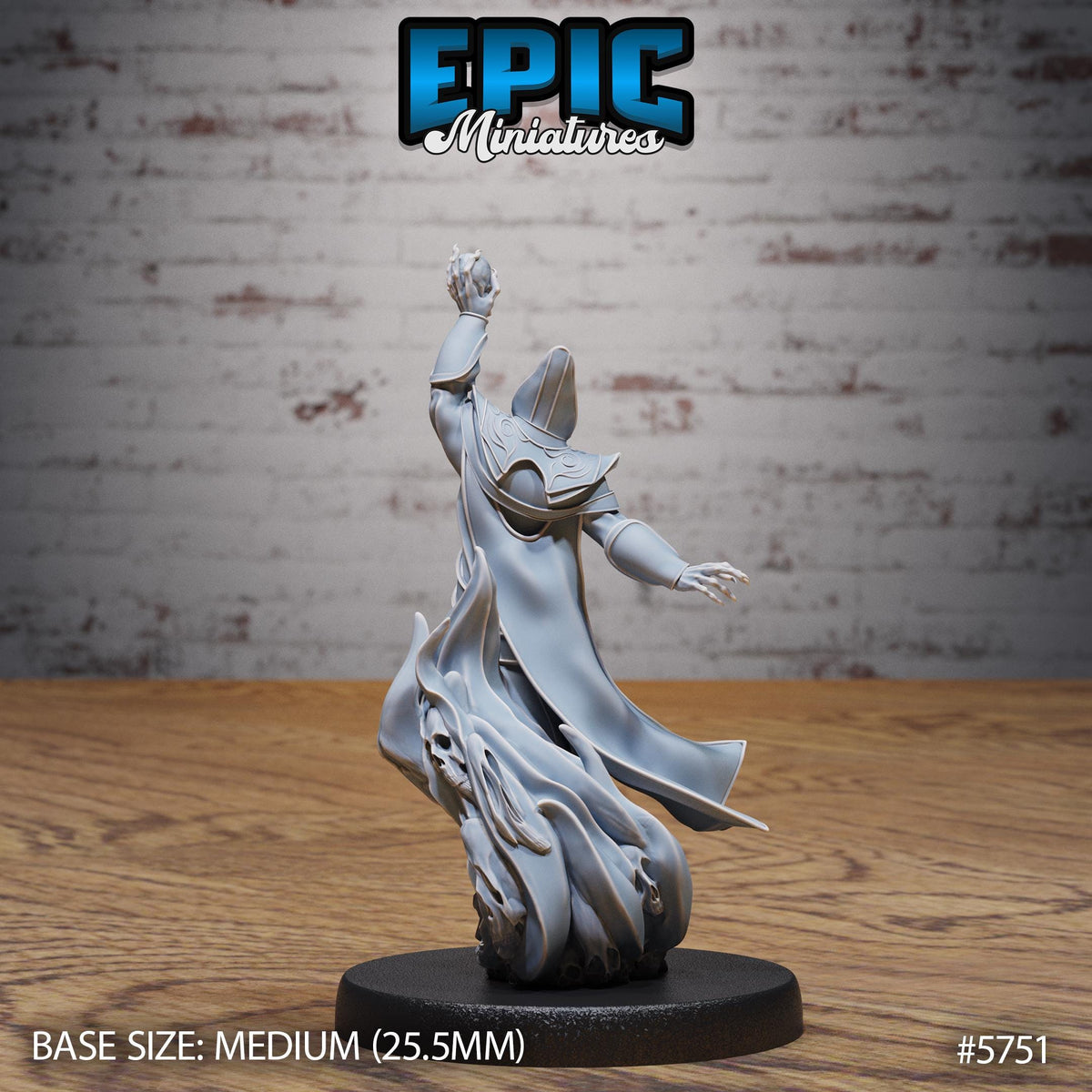 All-Seeing Eye Mage Option #5751 back DND miniature Cultist Circle 16k resin