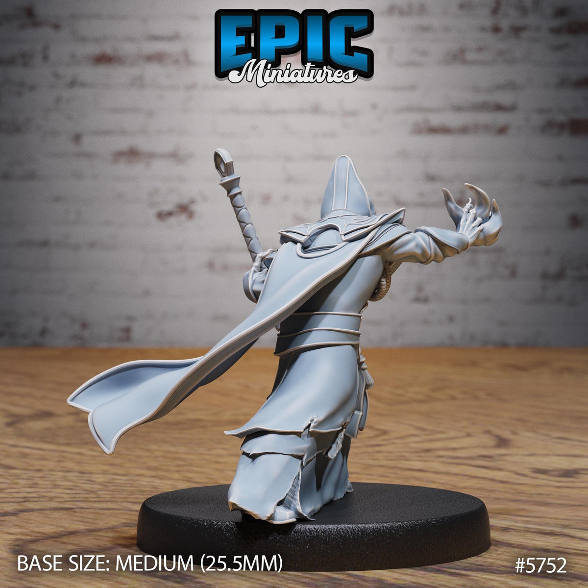 All-Seeing Eye Mage Option #5752 back DND miniature Cultist Circle 16k resin
