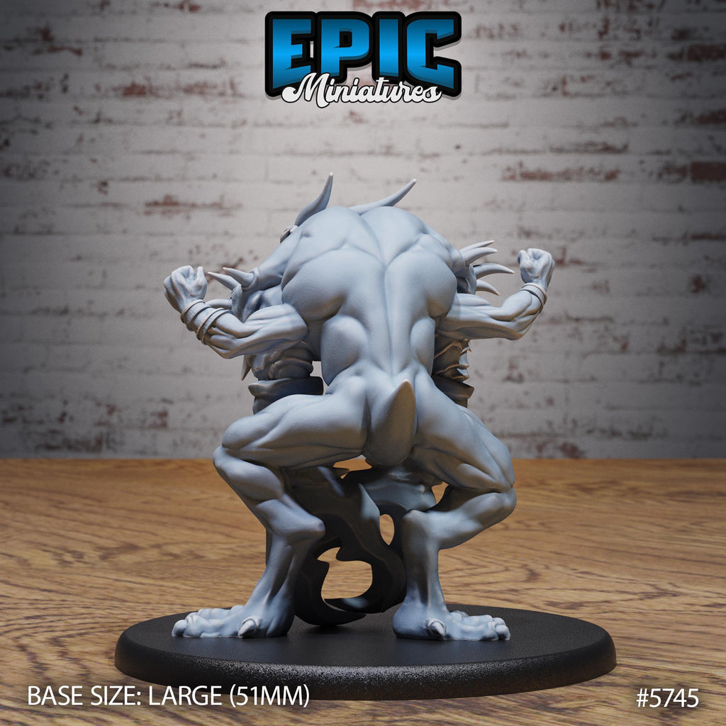 Glabrezu Classic Option #5745 back DND miniature Cultist Circle 16k resin