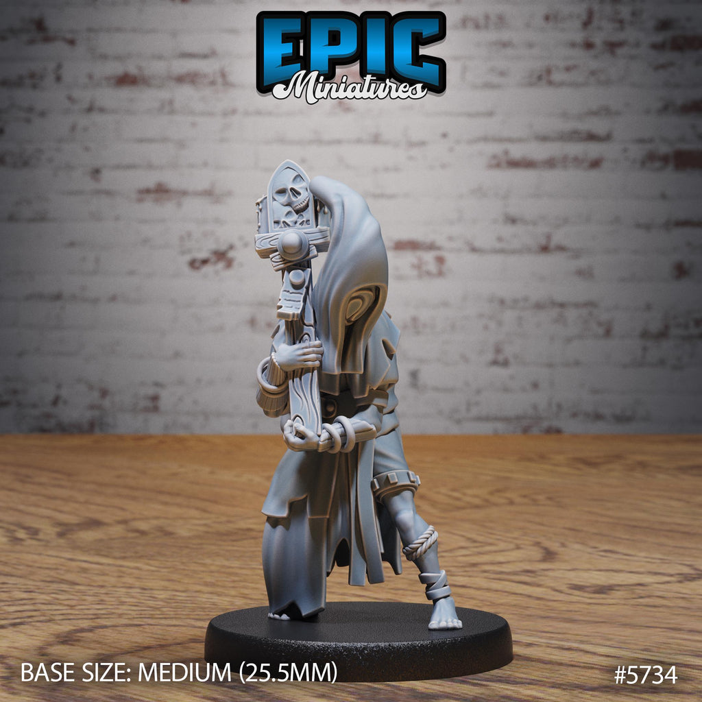 Cult Cultist Option #5734 front DND miniature Cultist Circle 16k resin