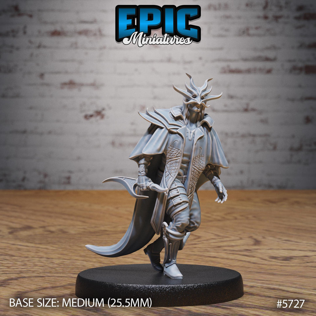 Dark Cultist Option #5729 back DND miniature Cultist Circle 16k resin