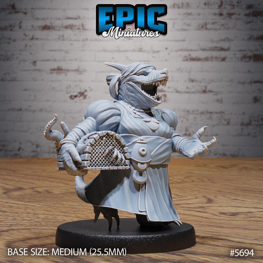 Mama Kobold Maid Option #5694 front DND miniature Dragon Hunt 16k resin