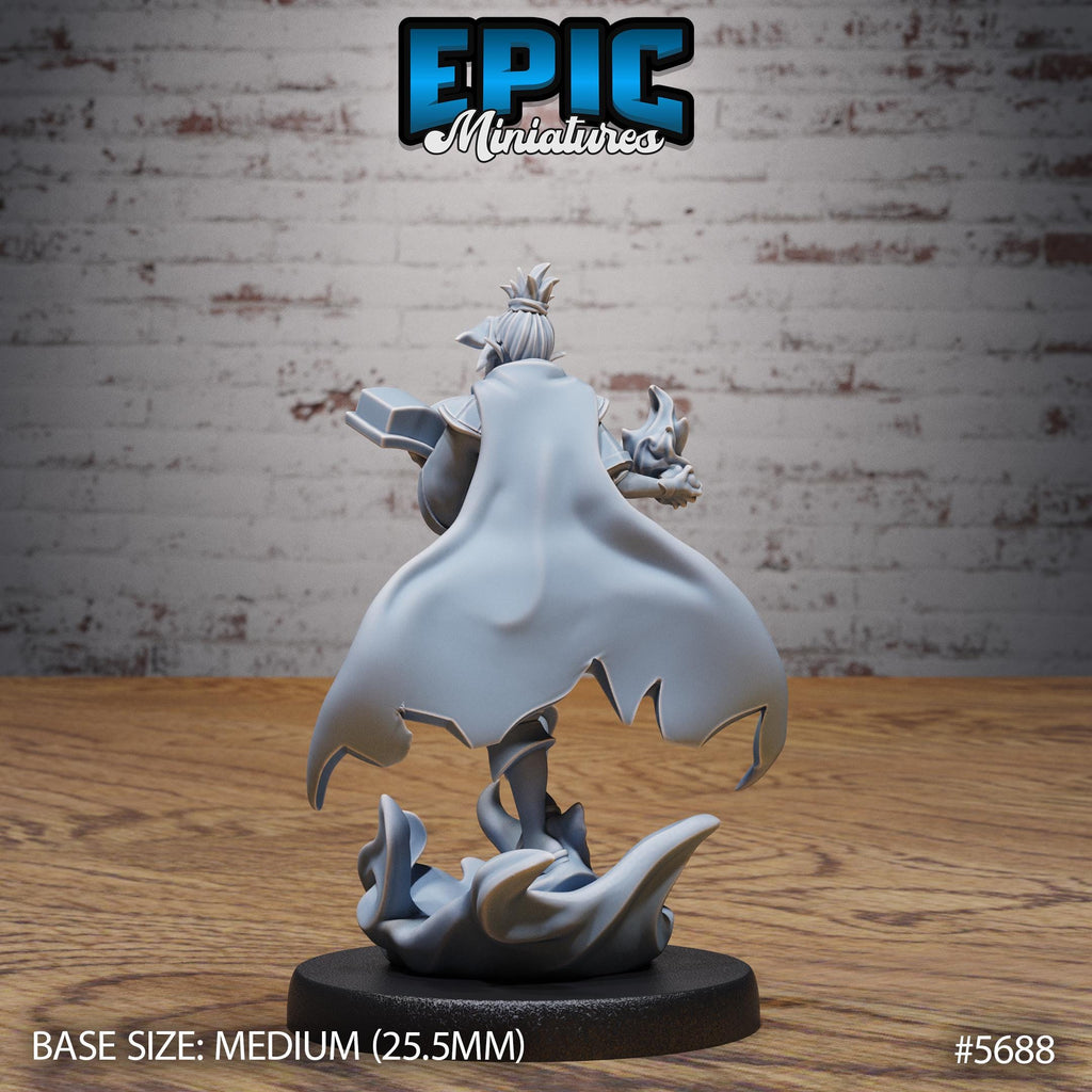 Dragonfire Sorcerer Option #5688 back DND miniature Dragon Hunt 16k resin