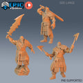 Half Frost Giant Set of 3 DND miniatures group photo Ancient Cold