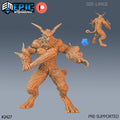 Big Foot Yeti Option #2427 front DND miniature Ancient Cold 16k resin