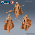 Fey Elf Winter Set of 3 DND miniatures group photo Ancient Cold