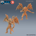 Ice Mephit Set of 2 DND miniatures group photo Ancient Cold