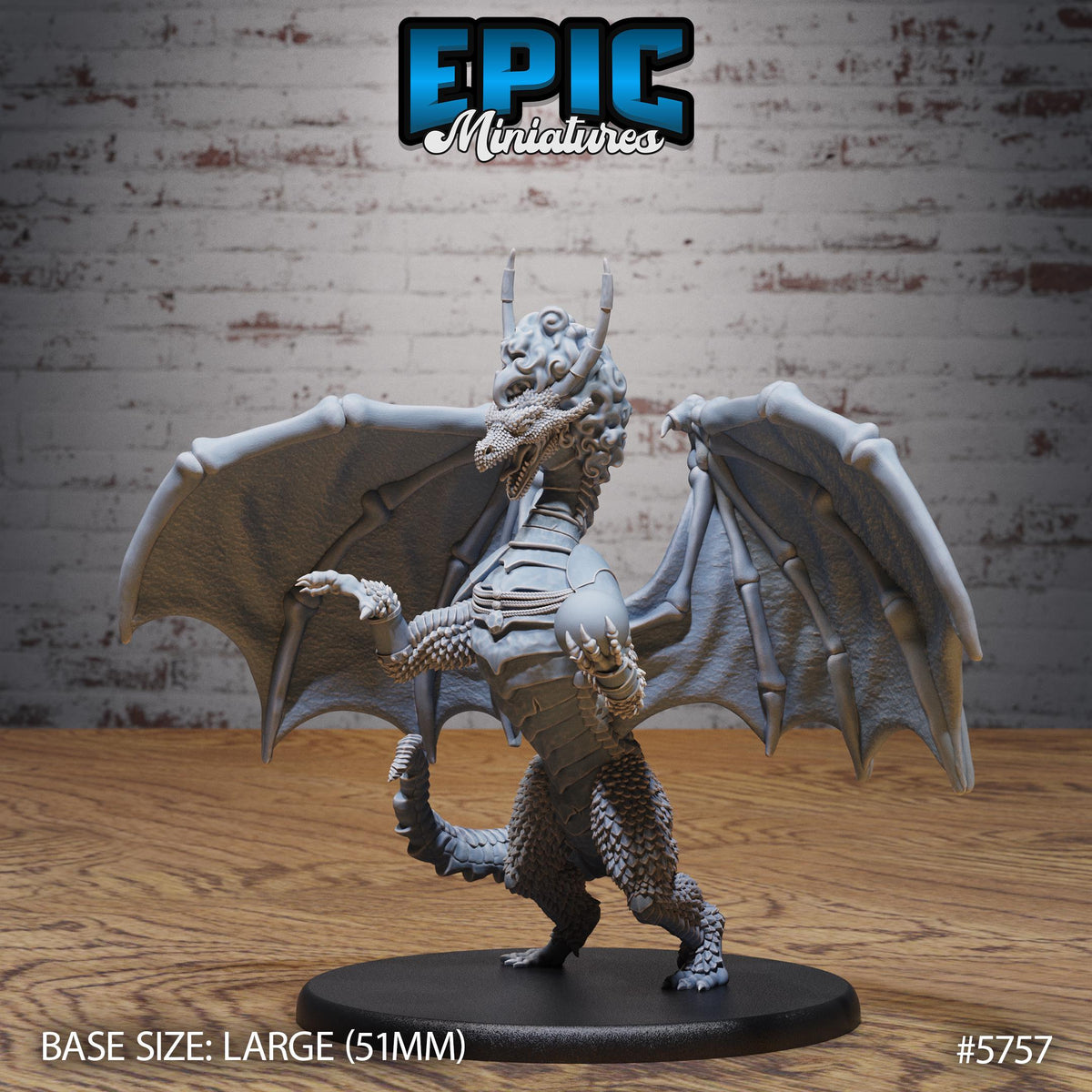 Cult Dragon Option #5757 front DND miniature Cultist Circle 16k resin