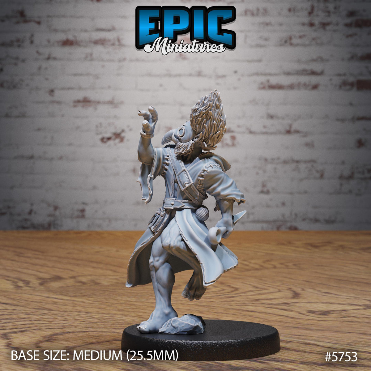 Stitch Doctor Option #5753 front DND miniature Cultist Circle 16k resin