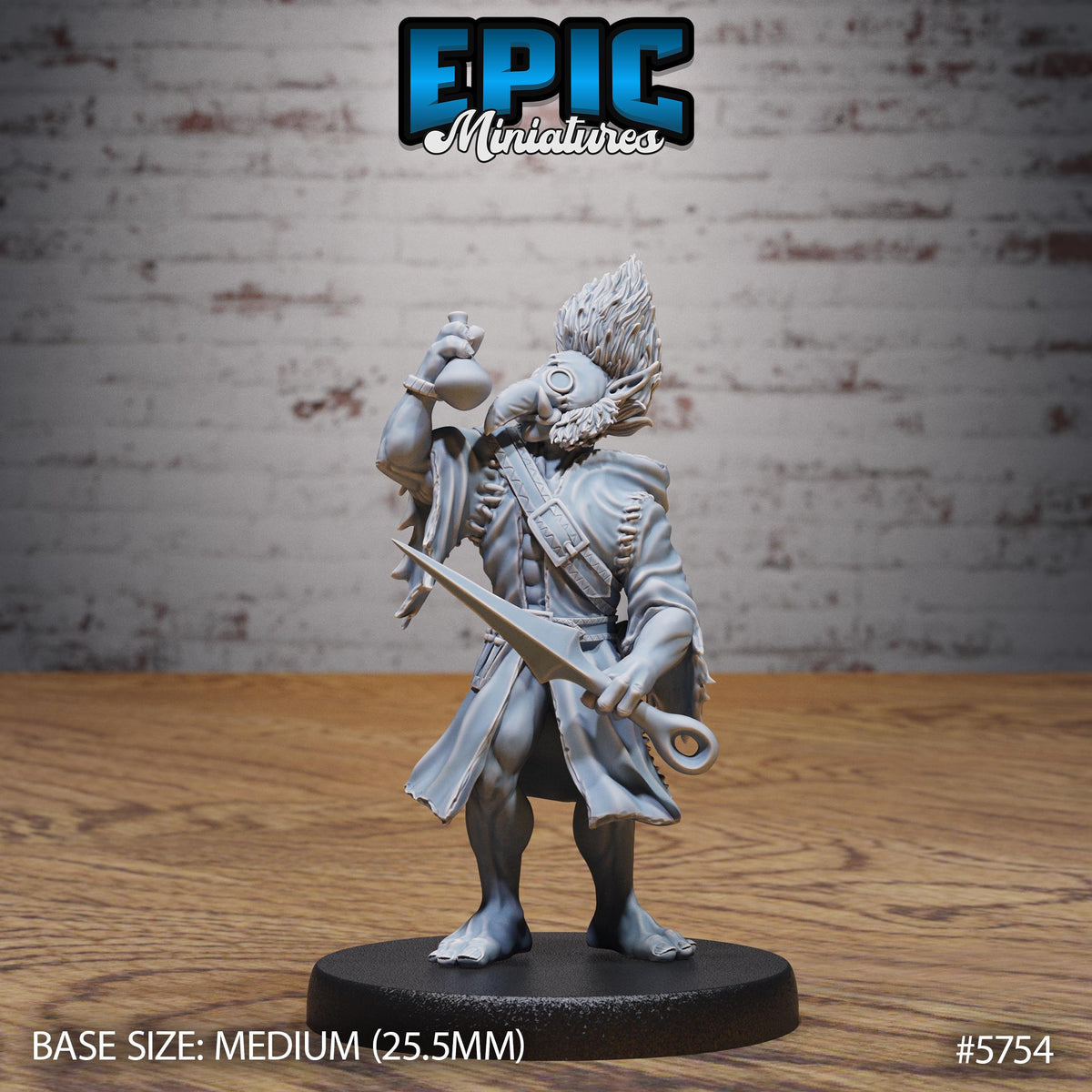 Stitch Doctor Option #5754 front DND miniature Cultist Circle 16k resin