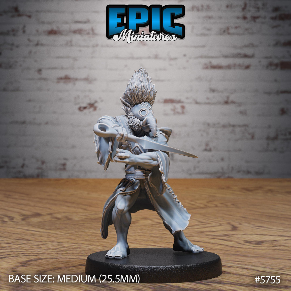 Stitch Doctor Option #5755 front DND miniature Cultist Circle 16k resin