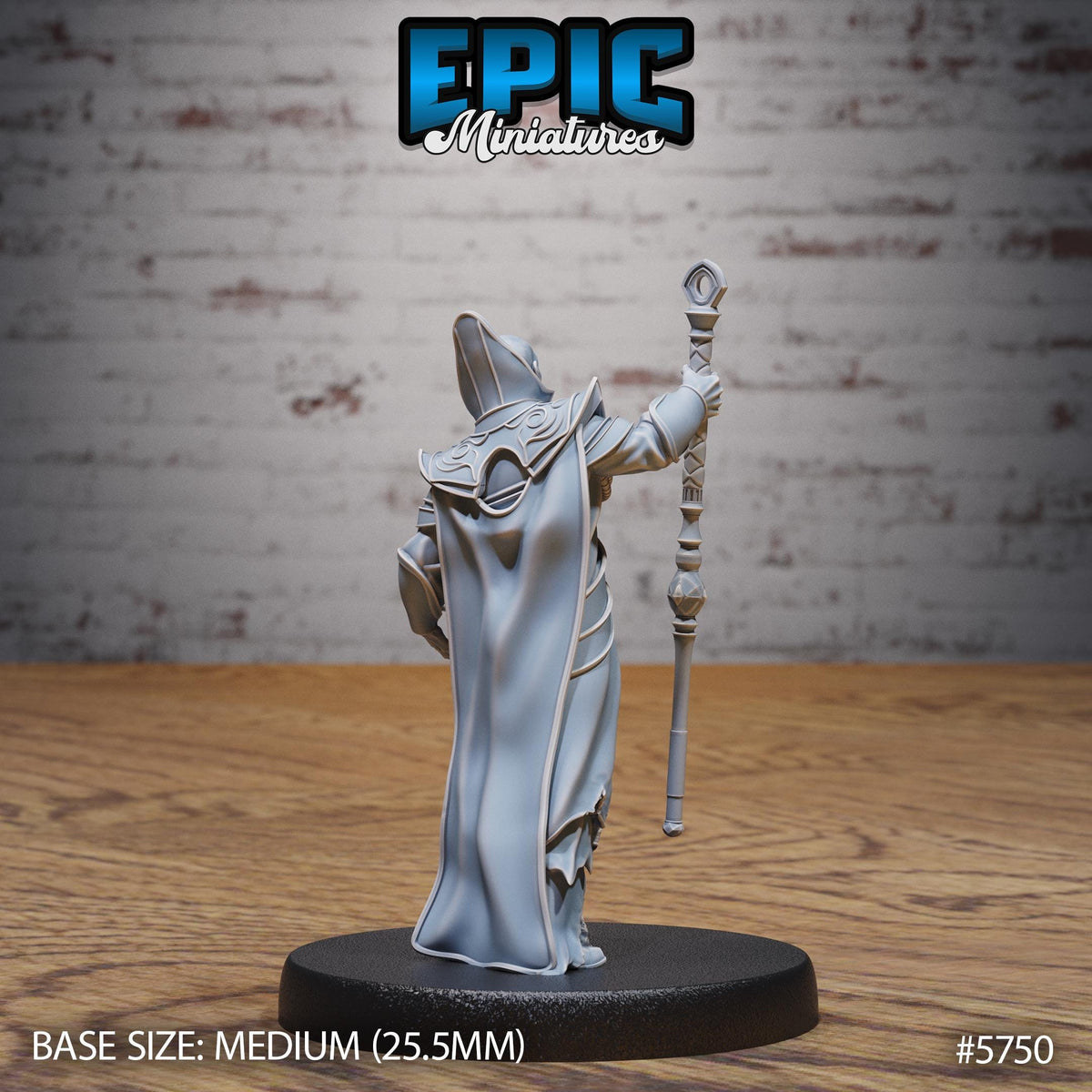 All-Seeing Eye Mage Option #5750 back DND miniature Cultist Circle 16k resin