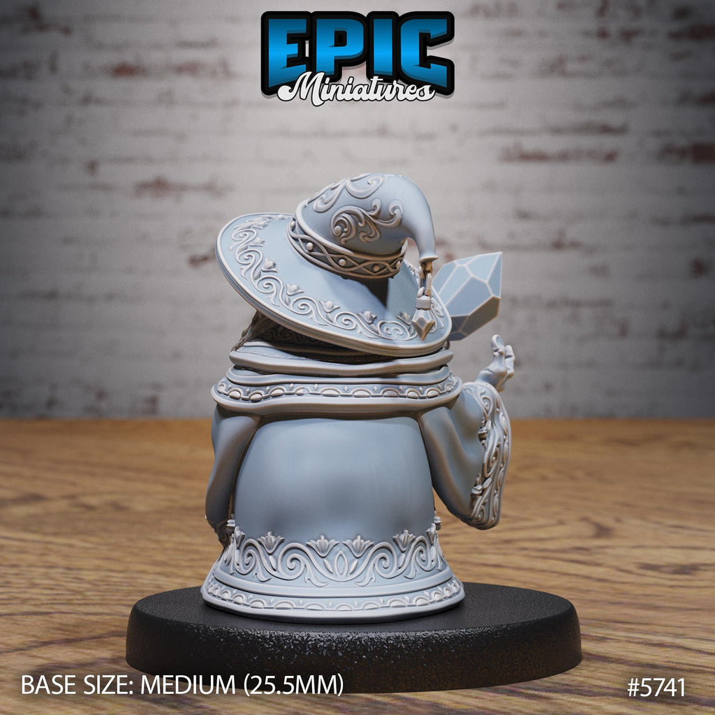 Frog Wizard Option #5741 front DND miniature Cultist Circle 16k resin