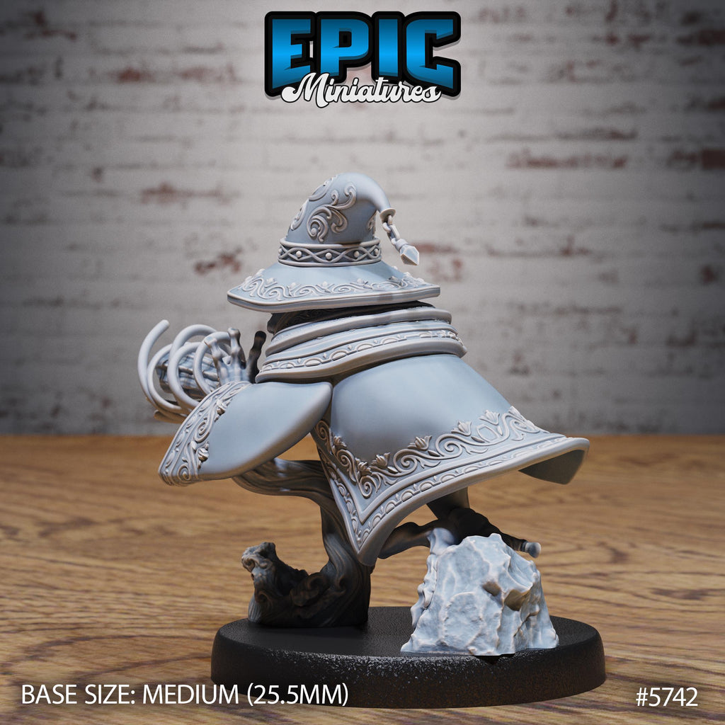 Frog Wizard Option #5742 front DND miniature Cultist Circle 16k resin