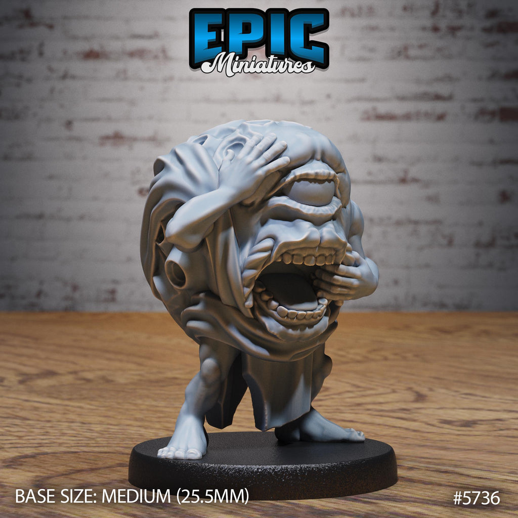 Cult Flesh Experiment Servant Option #5736 front DND miniature Cultist Circle 16k resin
