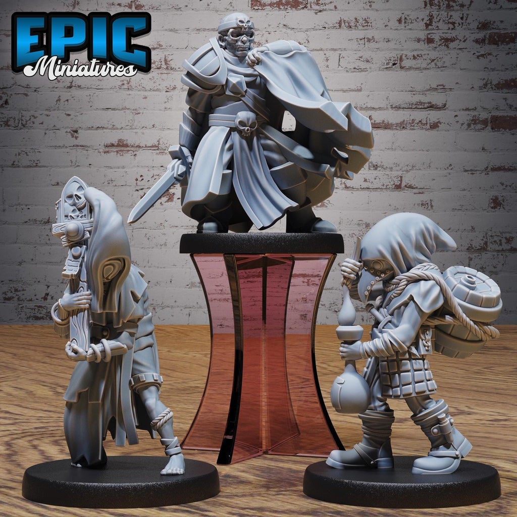 Cult Cultist Set of 3 DND miniatures group photo Cultist Circle
