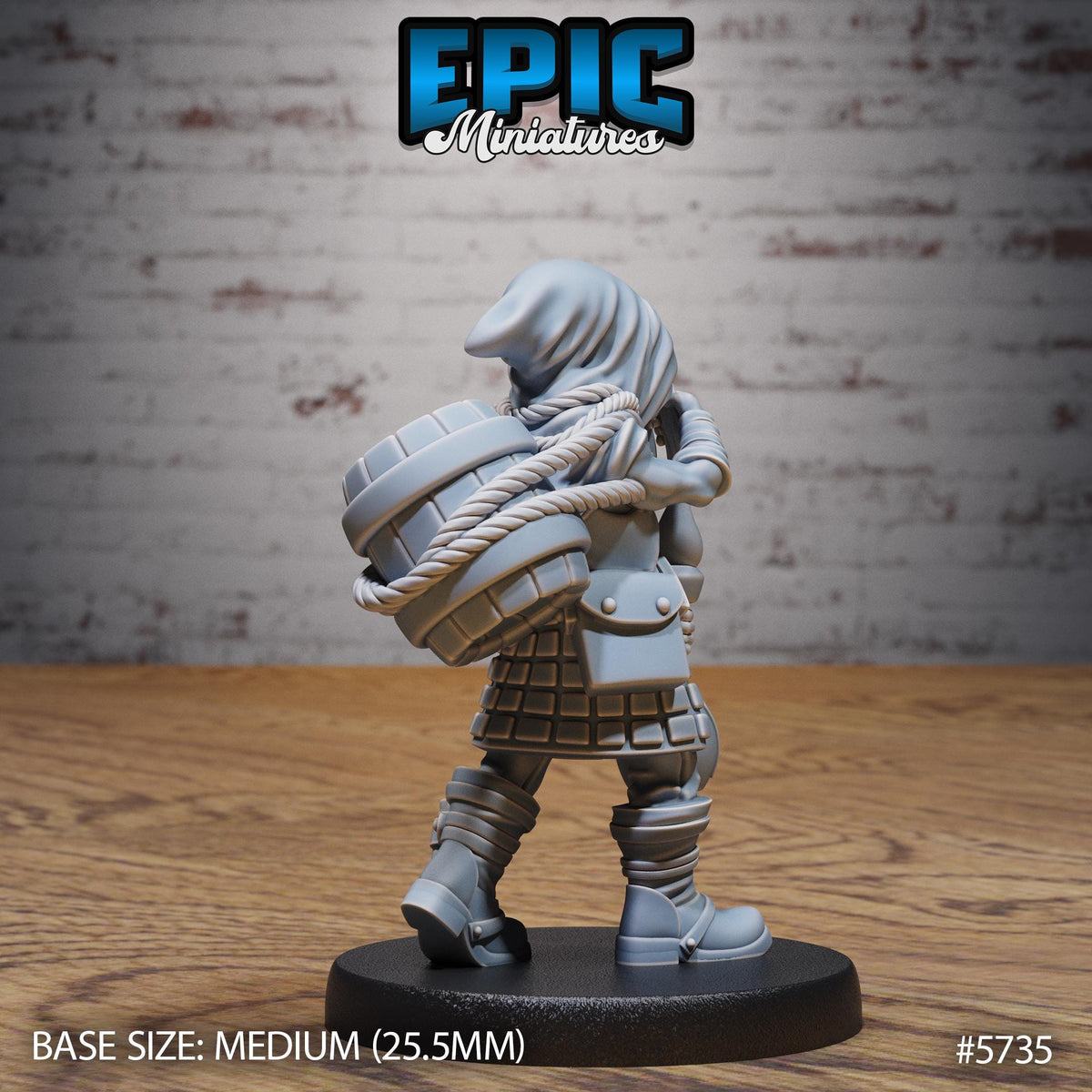 Cult Cultist Option #5735 back DND miniature Cultist Circle 16k resin