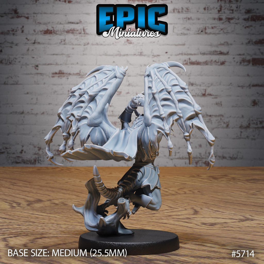 Draconian Rogue Option #5714 back DND miniature Dragon Hunt 16k resin