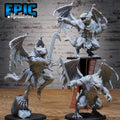 Draconian Warrior Set of 3 DND miniatures group photo Dragon Hunt