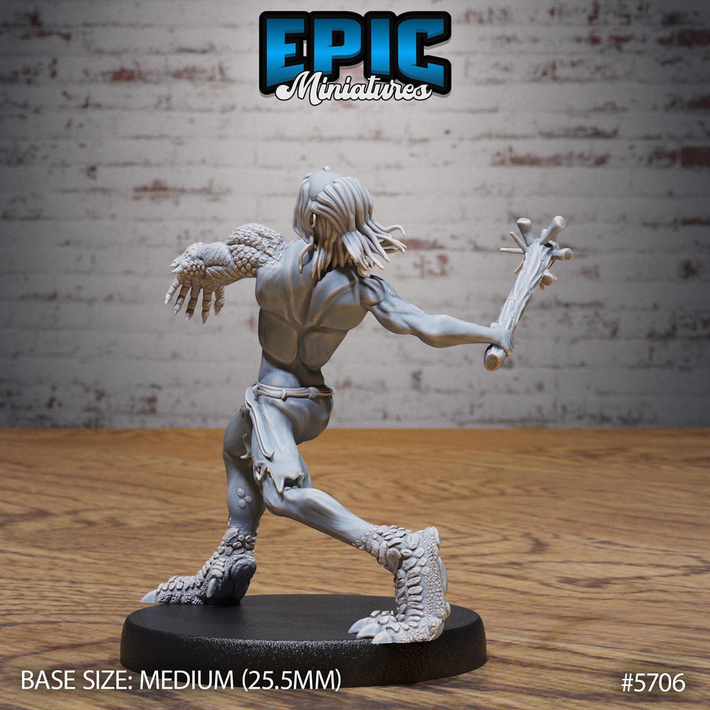 Dragonflesh Curse Option #5706 back DND miniature Dragon Hunt 16k resin