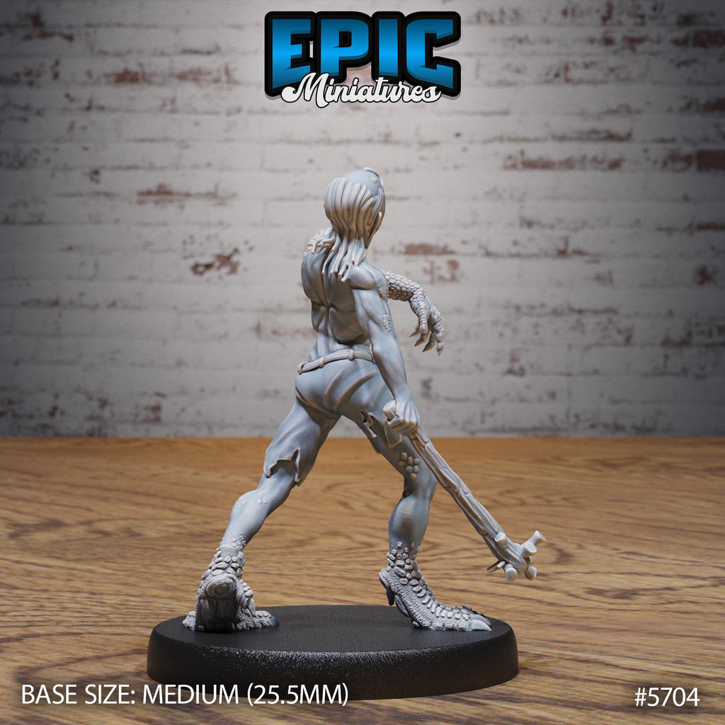 Dragonflesh Curse Option #5704 back DND miniature Dragon Hunt 16k resin