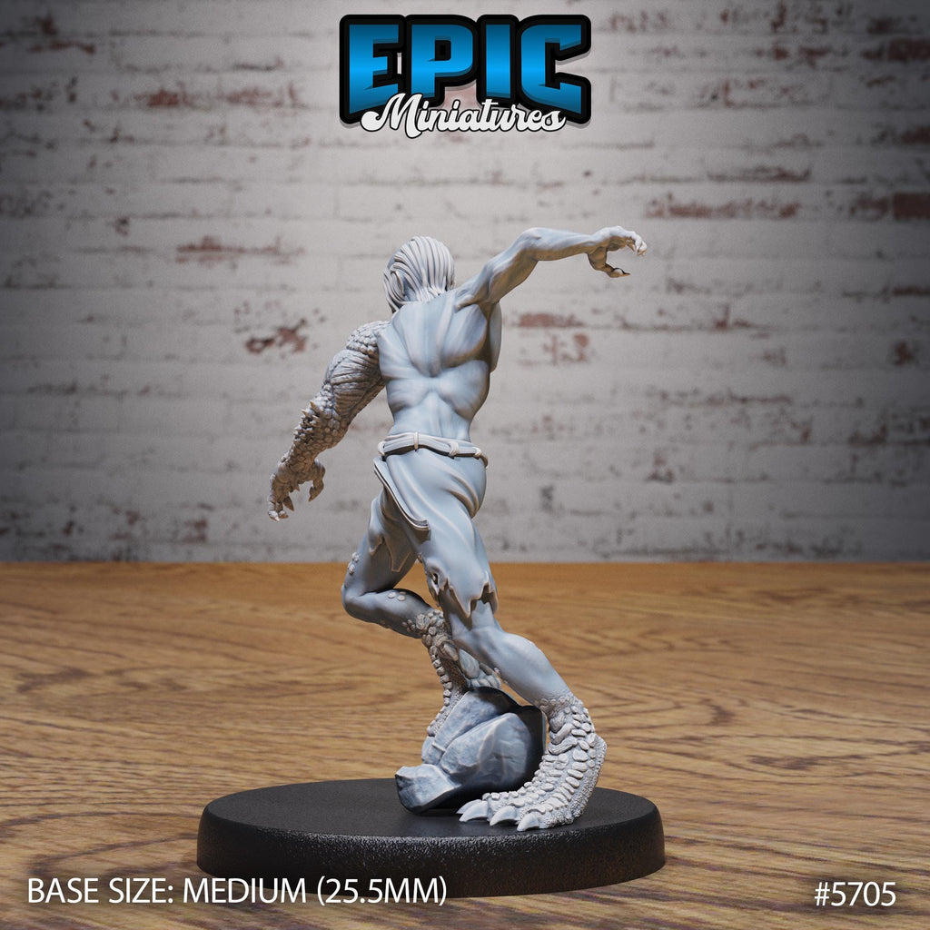 Dragonflesh Curse Option #5705 back DND miniature Dragon Hunt 16k resin