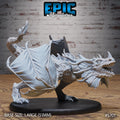 Angry Wyvern Option #5701 front DND miniature Dragon Hunt 16k resin