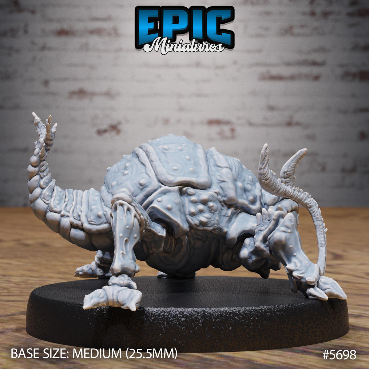 Rust Baby Option #5698 back DND miniature Dragon Hunt 16k resin