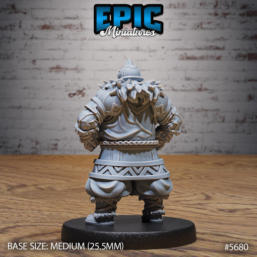 Dwarf Fighter Option #5680 back DND miniature Dragon Hunt 16k resin