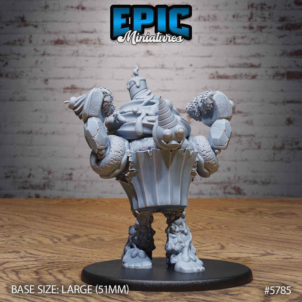 Mr Sweets Candy Golem Option #5784 back DND miniature Grand Carnival 16k resin
