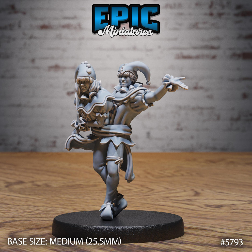 Conjoined Twins Option #5793 front DND miniature Grand Carnival 16k resin