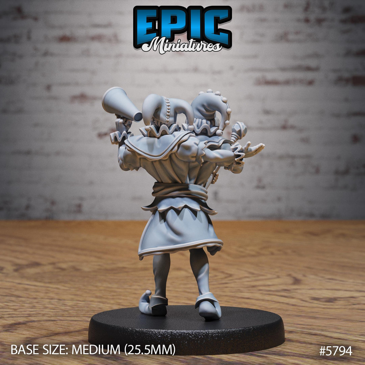 Conjoined Twins Option #5794 back DND miniature Grand Carnival 16k resin
