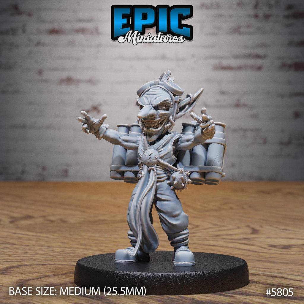 Goblin Tinkerer Option #5805 front DND miniature Grand Carnival 16k resin