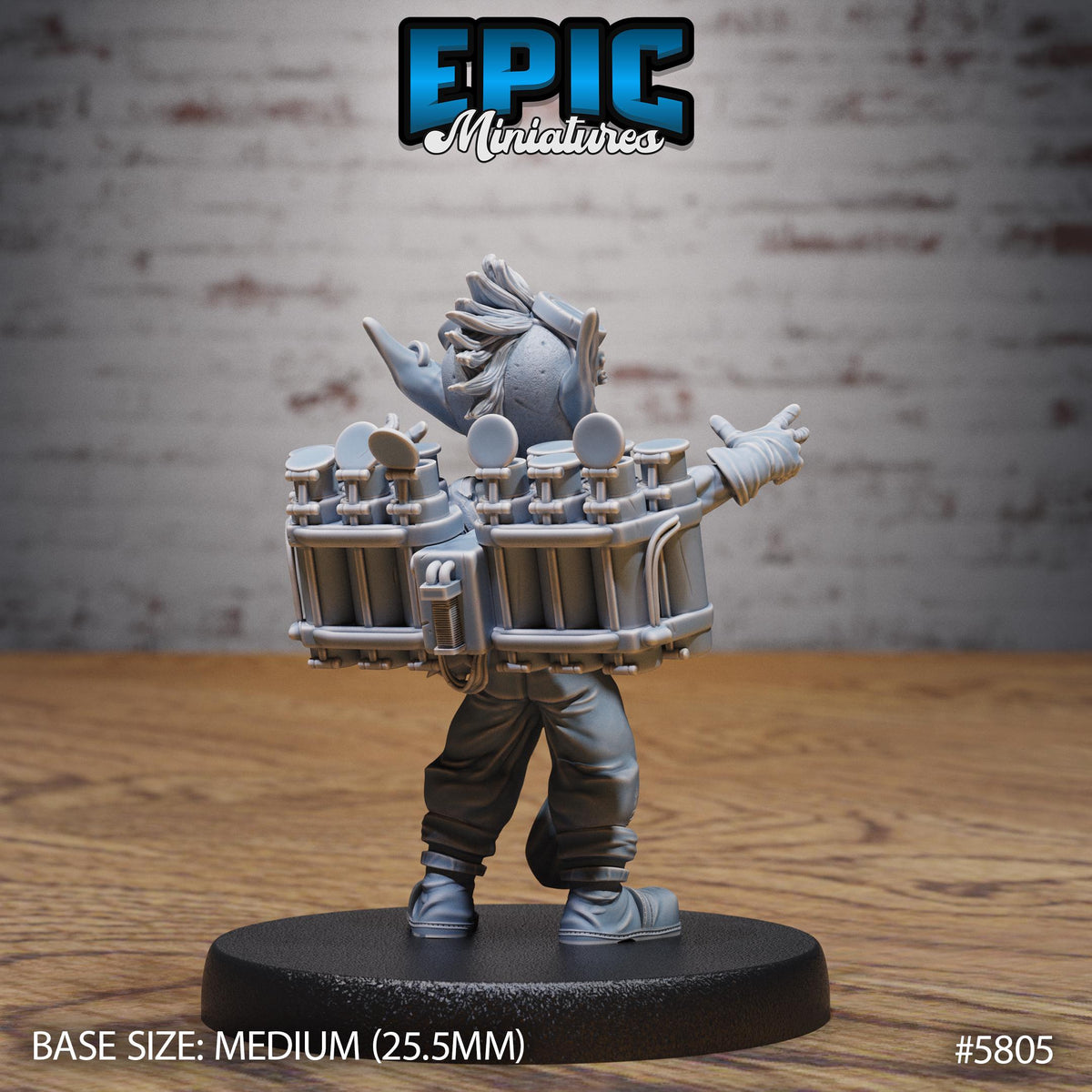 Goblin Tinkerer Option #5805 back DND miniature Grand Carnival 16k resin