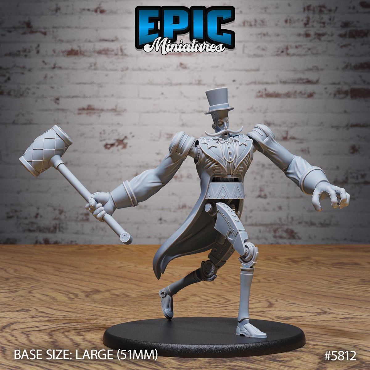 Big Circus Construct Option #5812 front DND miniature Grand Carnival 16k resin