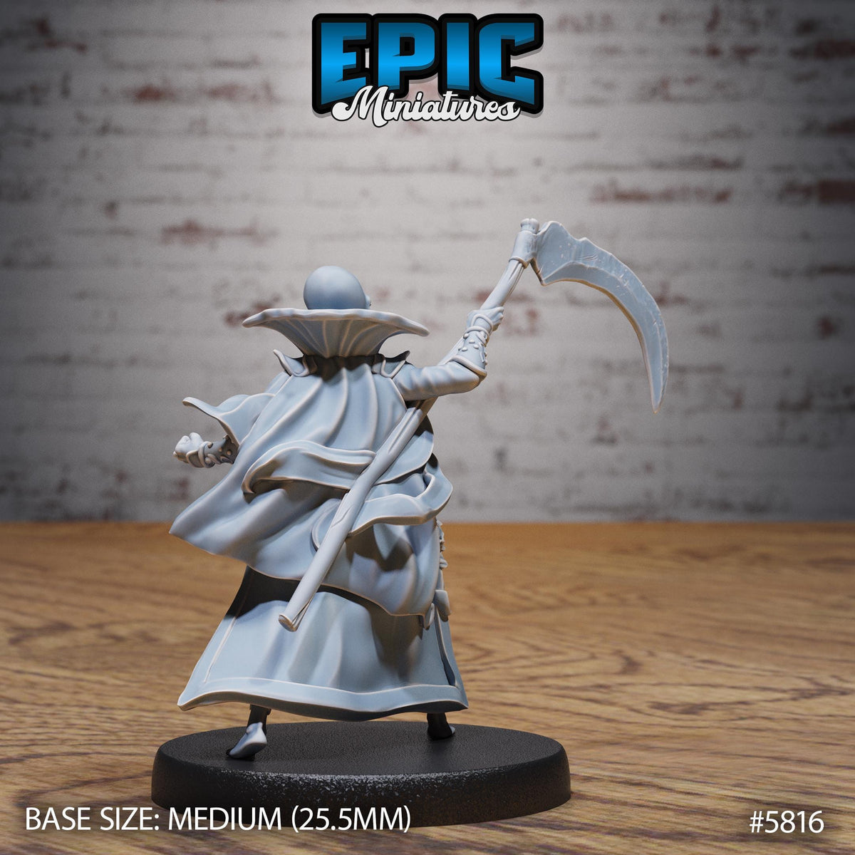 Mind Mistress Option #5816 back DND miniature Mind Attack 16k resin