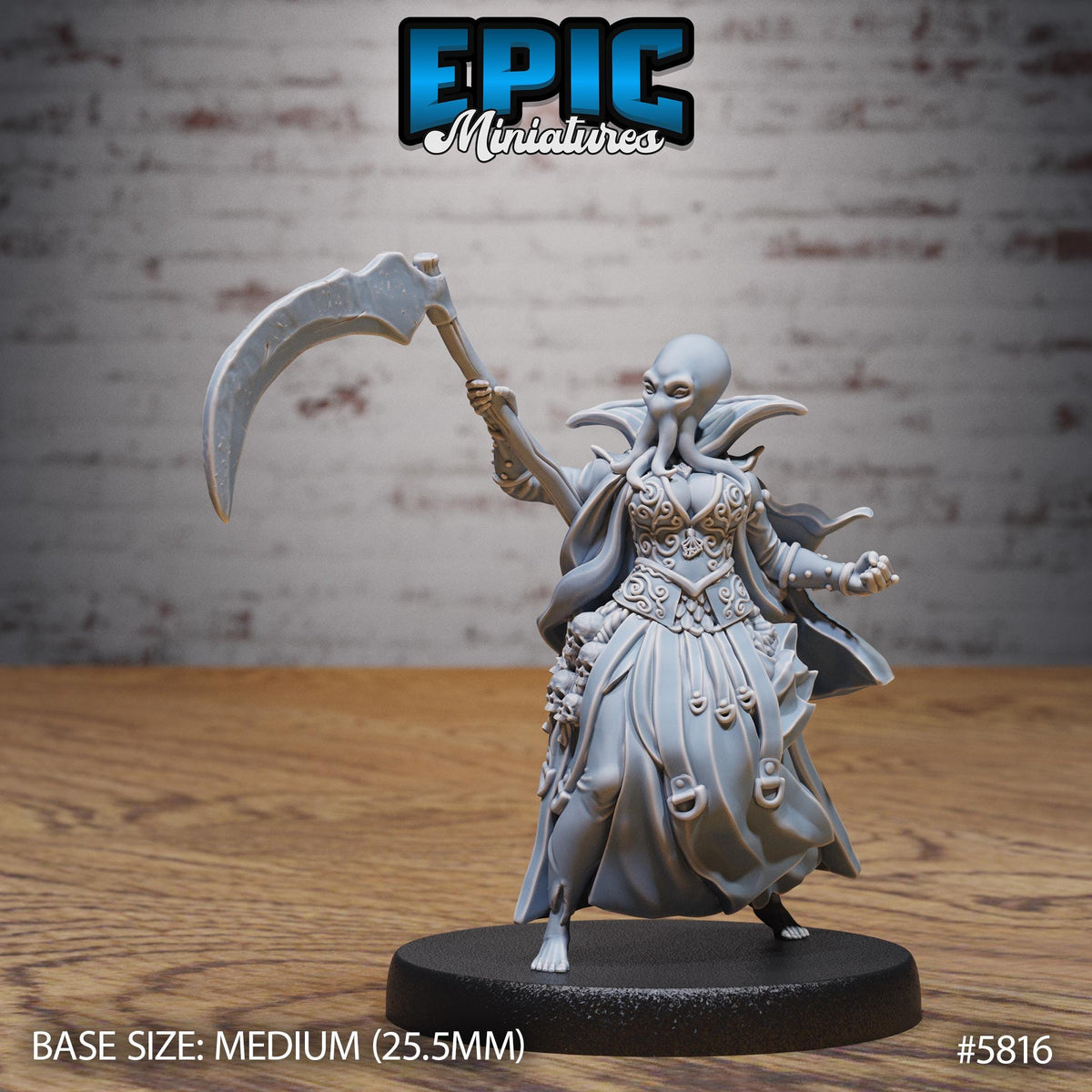Mind Mistress Option #5816 front DND miniature Mind Attack 16k resin