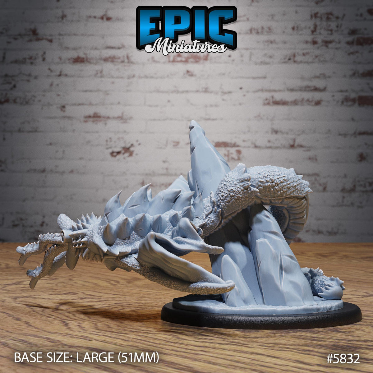 Ancient Flayer Option #5832 back DND miniature Mind Attack 16k resin