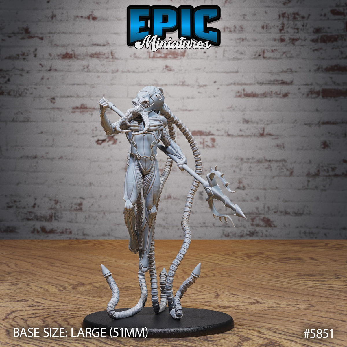 Psi Lord Option #5851 front DND miniature Mind Attack 16k resin