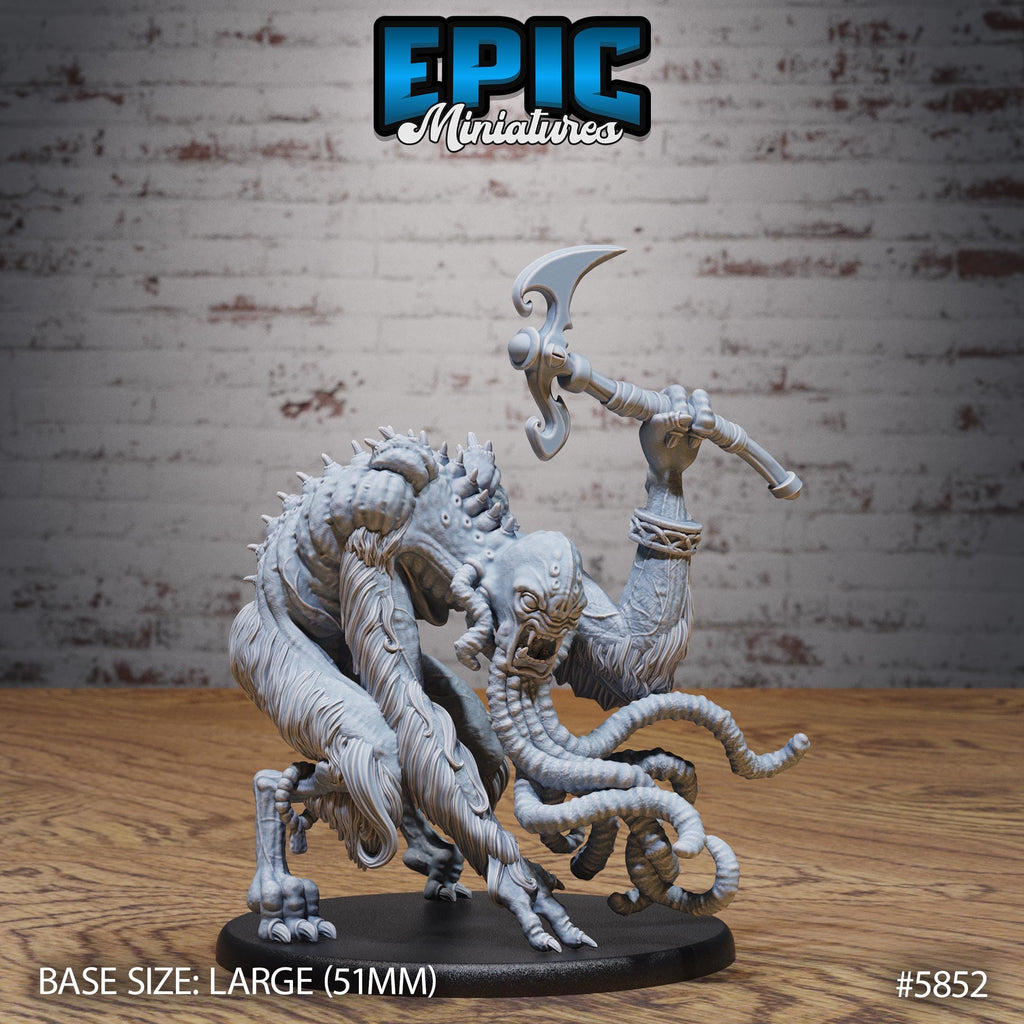 Abominable Mind Option #5852 front DND miniature Mind Attack 16k resin