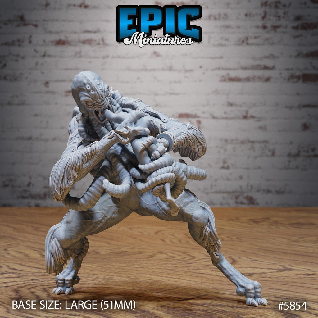 Abominable Mind Option #5854 front DND miniature Mind Attack 16k resin