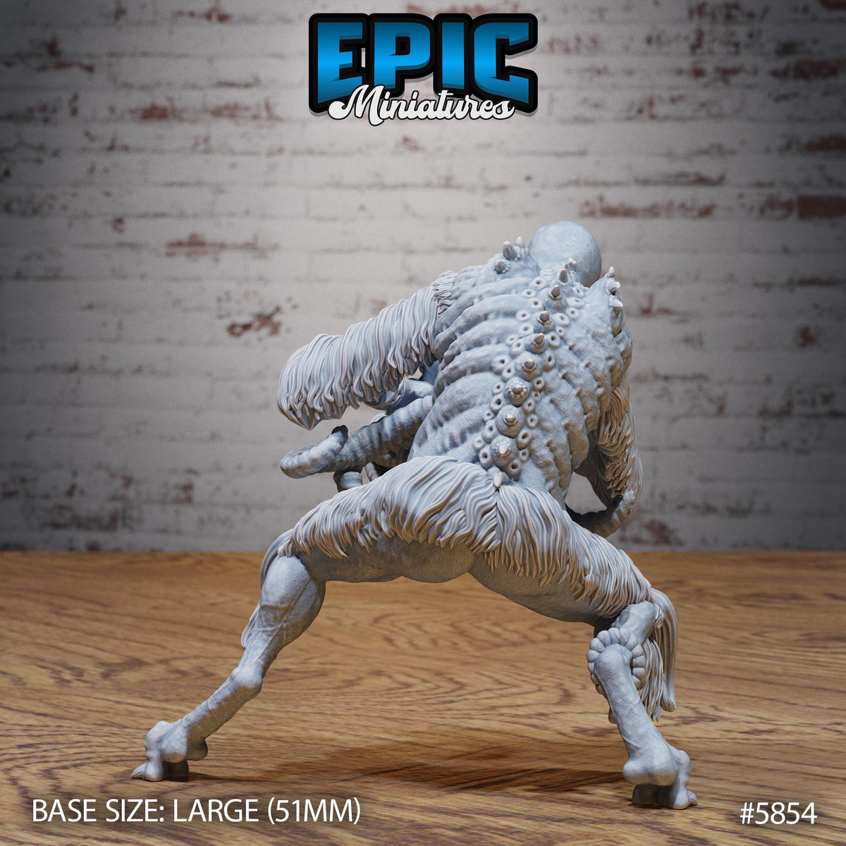 Abominable Mind Option #5854 back DND miniature Mind Attack 16k resin