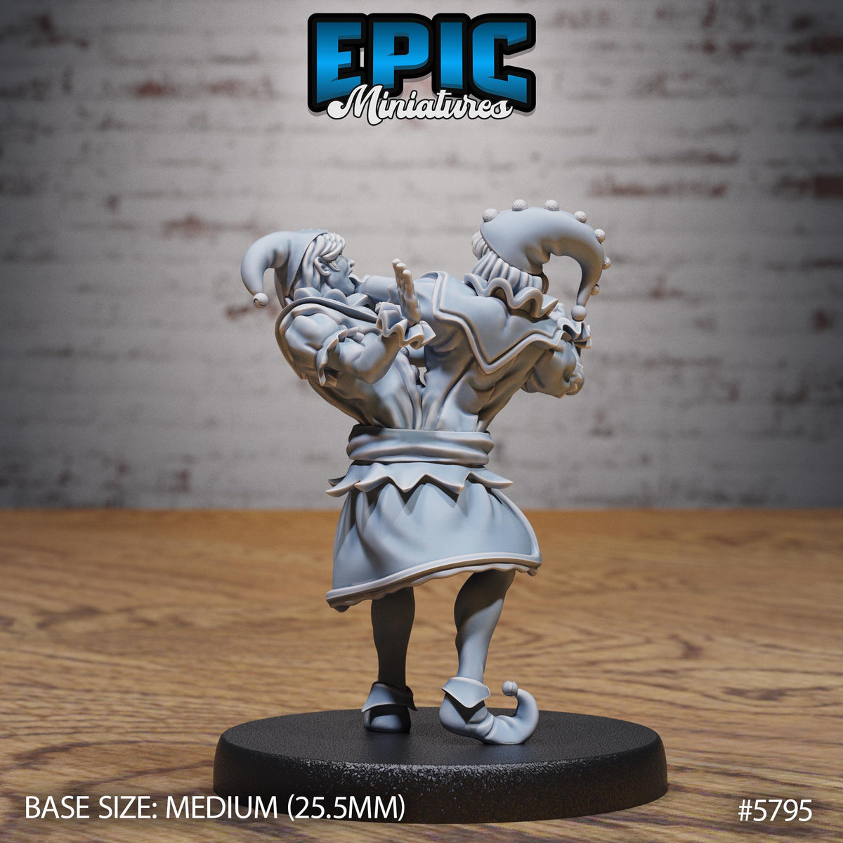 Conjoined Twins Option #5795 back DND miniature Grand Carnival 16k resin