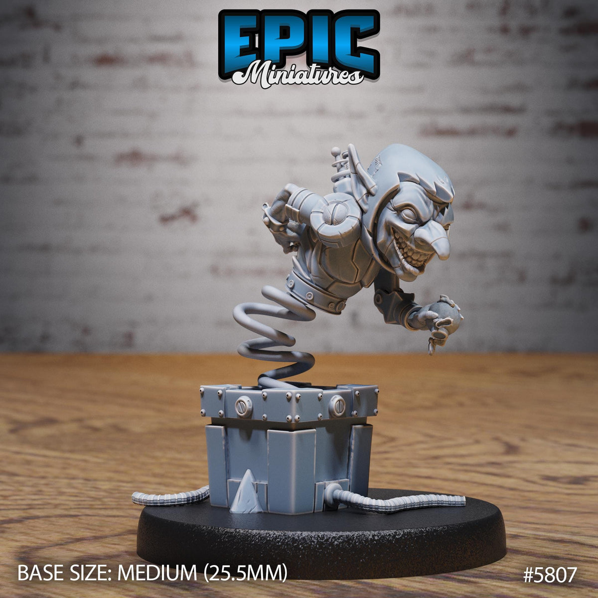 Goblin Tinkerer Option #5807 front DND miniature Grand Carnival 16k resin