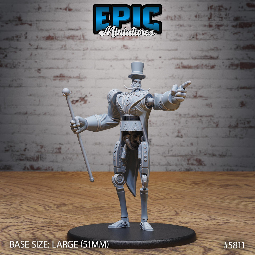 Big Circus Construct Option #5811 front DND miniature Grand Carnival 16k resin