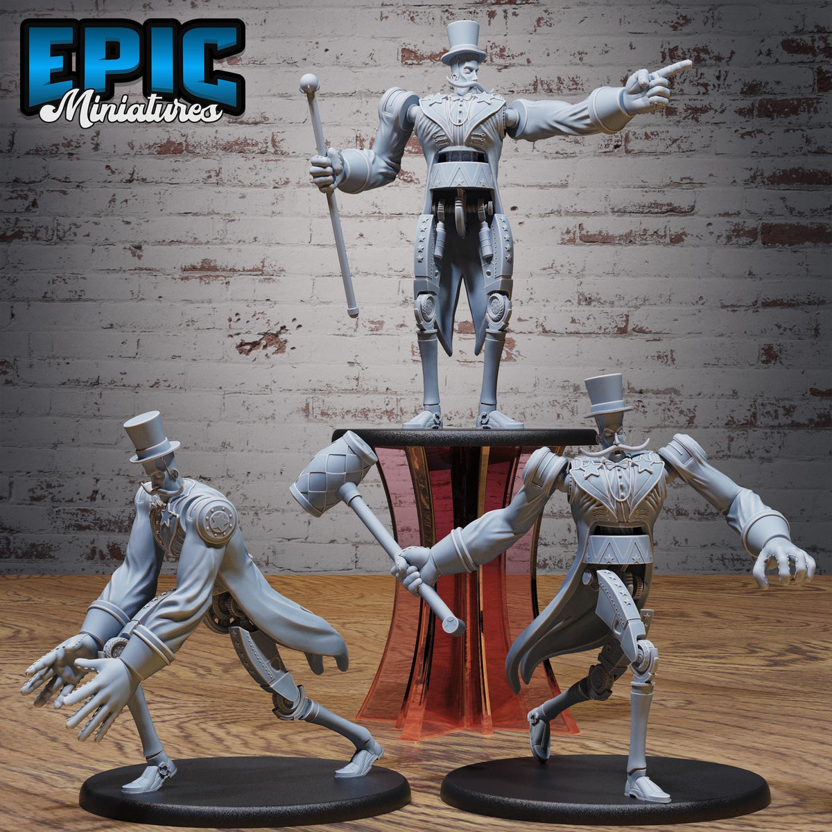 Big Circus Construct Set of 3 DND miniatures group photo Grand Carnival