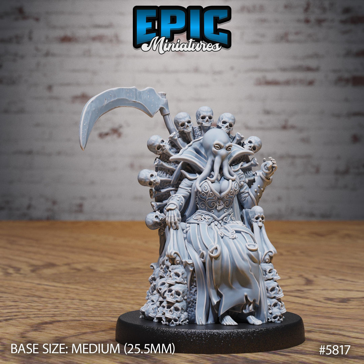 Mind Mistress Option #5817 front DND miniature Mind Attack 16k resin